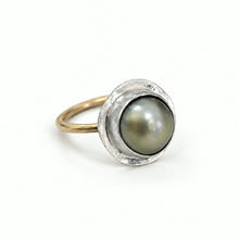Load image into Gallery viewer, Civa Fiji Pearl Ring - Mixed Metals FJD$