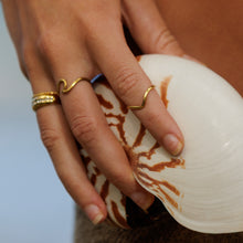 Load image into Gallery viewer, Wave Ring - Gold Plated FJD$