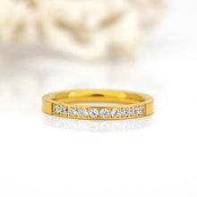 Load image into Gallery viewer, Zirconia Ring - Gold Plated FJD$