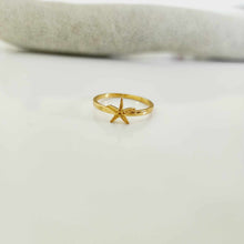 Load image into Gallery viewer, READY TO SHIP Mini Starfish Ring - 18k Gold Vermeil FJD$
