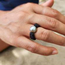 Load image into Gallery viewer, READY TO SHIP Fiji Saltwater Pearl Ring - Nylon FJD$