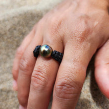 Load image into Gallery viewer, READY TO SHIP Fiji Saltwater Pearl Ring - Nylon FJD$