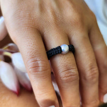 Load image into Gallery viewer, READY TO SHIP Freshwater Pearl Ring - Nylon FJD$