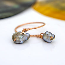 Load image into Gallery viewer, READY TO SHIP - Fiji Keshi Pearl Twist Layer Ring - 14k Rose Gold Fill FJD$