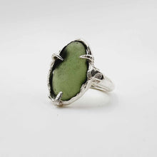 Load image into Gallery viewer, READY TO SHIP Free Flow Seaglass Ring - 925 Sterling Silver FJD$