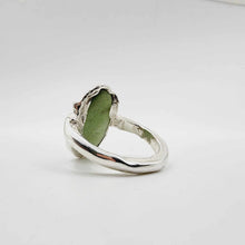 Load image into Gallery viewer, READY TO SHIP Free Flow Seaglass Ring - 925 Sterling Silver FJD$