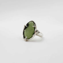 Load image into Gallery viewer, READY TO SHIP Free Flow Seaglass Ring - 925 Sterling Silver FJD$