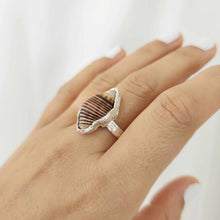 Load image into Gallery viewer, READY TO SHIP Free Flow Shell Ring - 925 Sterling Silver FJD$