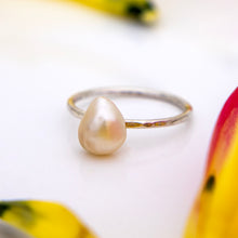 Load image into Gallery viewer, READY TO SHIP Fiji Keshi Pearl Ring - 925 Sterling Silver FJD$