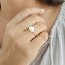 Load image into Gallery viewer, READY TO SHIP Fiji Keshi Pearl Ring - 925 Sterling Silver FJD$