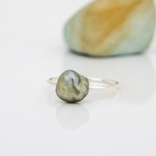 Load image into Gallery viewer, READY TO SHIP Fiji Keshi Pearl Ring - 925 Sterling Silver FJD$