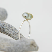 Load image into Gallery viewer, READY TO SHIP Fiji Keshi Pearl Ring - 925 Sterling Silver FJD$