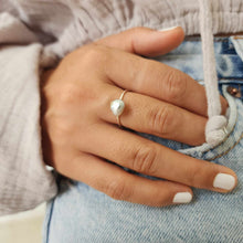 Load image into Gallery viewer, READY TO SHIP Fiji Keshi Pearl Ring - 925 Sterling Silver FJD$