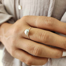 Load image into Gallery viewer, READY TO SHIP Fiji Keshi Pearl Ring - 925 Sterling Silver FJD$