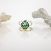 Load image into Gallery viewer, READY TO SHIP Fiji Saltwater Pearl Double Band Ring - 925 Sterling Silver FJD$