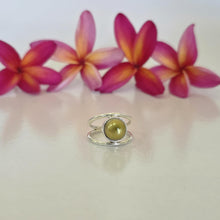 Load image into Gallery viewer, READY TO SHIP Fiji Saltwater Pearl Double Band Ring - 925 Sterling Silver FJD$