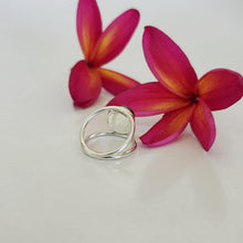 Load image into Gallery viewer, READY TO SHIP Fiji Saltwater Pearl Double Band Ring - 925 Sterling Silver FJD$
