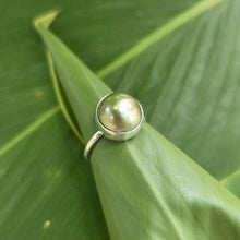 Load image into Gallery viewer, READY TO SHIP Civa Fiji Bezel Set Pearl Ring - 925 Sterling Silver FJD$