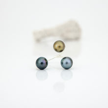 Load image into Gallery viewer, READY TO SHIP Civa Fiji Saltwater Pearl Trio Ring - 925 Sterling Silver FJD$
