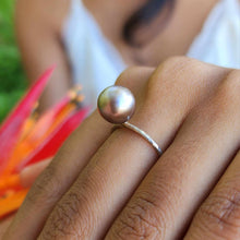 Load image into Gallery viewer, READY TO SHIP - Fiji Saltwater Pearl Ring - 925 Sterling Silver FJD$