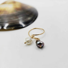 Load image into Gallery viewer, READY TO SHIP - Fiji Keshi Pearl Twist Layer Ring - 14k Gold Fill FJD$