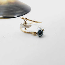 Load image into Gallery viewer, READY TO SHIP - Fiji Keshi Pearl Twist Layer Ring - 14k Gold Fill FJD$