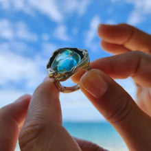 Load image into Gallery viewer, CONTACT US TO RECREATE THIS SOLD OUT STYLE Adorn Pacific x Hot Glass Free Flow Ring - 925 Sterling Silver l FJD$