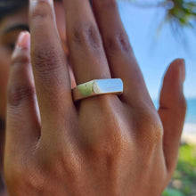 Load image into Gallery viewer, CONTACT US TO RECREATE THIS SOLD OUT STYLE Unisex Signet Ring - 925 Sterling Silver FJD$