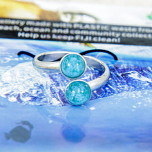 Load image into Gallery viewer, Recycled Ocean Plastic Ring - Stainless Steel FJD$