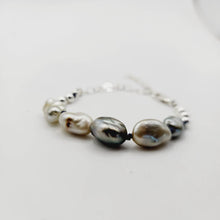 Load image into Gallery viewer, CONTACT US TO RECREATE THIS SOLD OUT STYLE Fiji Baroque & Keshi Pearl Bracelet in 925 Sterling Silver - FJD$