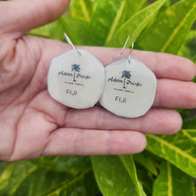 Load image into Gallery viewer, READY TO SHIP Sand Dollar Resin Earrings - 925 Sterling Silver FJD$