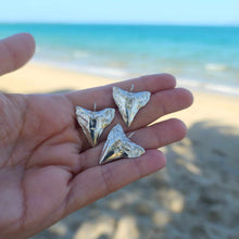 Load image into Gallery viewer, READY TO SHIP Bull Shark Tooth Pendant - 925 Sterling Silver FJD$