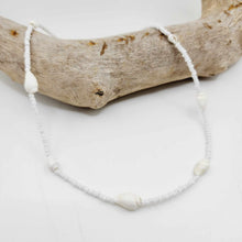 Load image into Gallery viewer, READY TO SHIP Bead & Shell Choker Necklace - 925 Sterling Silver FJD$