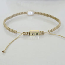 Load image into Gallery viewer, READY TO SHIP Unisex Woven Freshwater Pearl Bracelet - FJD$