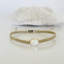 Load image into Gallery viewer, READY TO SHIP Unisex Woven Freshwater Pearl Bracelet - FJD$