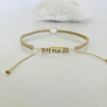 Load image into Gallery viewer, READY TO SHIP Unisex Woven Freshwater Pearl Bracelet - FJD$