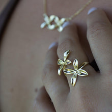 Load image into Gallery viewer, READY TO SHIP Frangipani Bua Set - 925 Sterling Silver or 18k Gold Vermeil FJD$