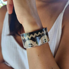 Load image into Gallery viewer, READY TO SHIP Pasifika Resin Cuff Bracelet FJD$