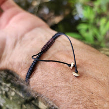 Load image into Gallery viewer, READY TO SHIP Unisex Civa Fiji Pearl Bracelet #0019 - Nylon & 9k Solid Gold Beads FJD$ - Adorn Pacific - All Products