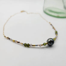Load image into Gallery viewer, CONTACT US TO RECREATE THIS SOLD OUT STYLE Graded Pearl Glass Bead Necklace - 14k Gold Fill FJD$