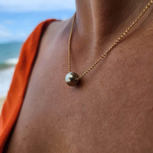 Load image into Gallery viewer, CONTACT US TO RECREATE THIS SOLD OUT STYLE Civa Fiji Pearl Gold Necklace with Grade Certificate #2173 -FJD$ - Adorn Pacific - All Products