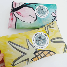 Load image into Gallery viewer, CONTACT US TO RECREATE THIS SOLD OUT STYLE Adorn Pacific x Hot Glass Earrings with Monstera Mother of Pearl Shell- FJD$ - Adorn Pacific - Earrings