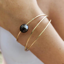 Load image into Gallery viewer, READY TO SHIP Civa Fiji Saltwater Pearl Bangle - 14k Gold Fill FJD$ - Adorn Pacific - All Products