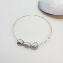 Load image into Gallery viewer, READY TO SHIP Freshwater Pearl Bangle - 14k Gold Fill FJD$ - Adorn Pacific - All Products