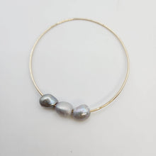 Load image into Gallery viewer, READY TO SHIP Freshwater Pearl Bangle - 14k Gold Fill FJD$ - Adorn Pacific - All Products