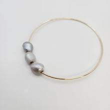 Load image into Gallery viewer, READY TO SHIP Freshwater Pearl Bangle - 14k Gold Fill FJD$ - Adorn Pacific - All Products