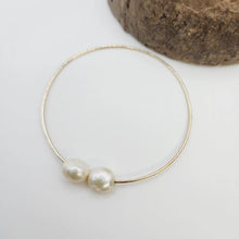 Load image into Gallery viewer, READY TO SHIP Freshwater Pearl Bangle - 14k Gold Fill FJD$ - Adorn Pacific - All Products