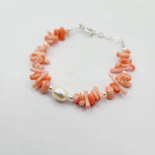 Load image into Gallery viewer, READY TO SHIP Freshwater Pearl Pink Coral Bracelet - FJD$ - Adorn Pacific - All Products