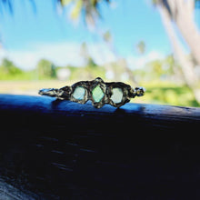 Load image into Gallery viewer, READY TO SHIP Free Flow Seaglass Bangle - 925 Sterling Silver FJD$