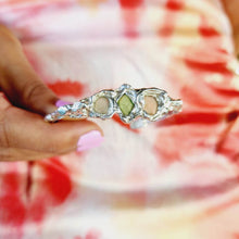 Load image into Gallery viewer, READY TO SHIP Free Flow Seaglass Bangle - 925 Sterling Silver FJD$